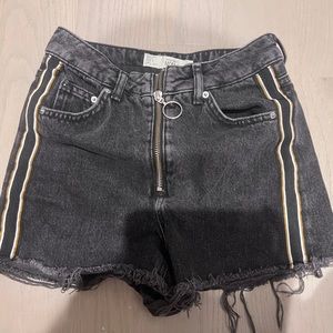 Topshop Moto Mom Size 0 Denim Shorts
